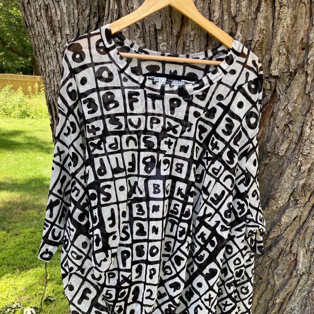 RUNDHOLZ Black Label Calculate My Net Tunic